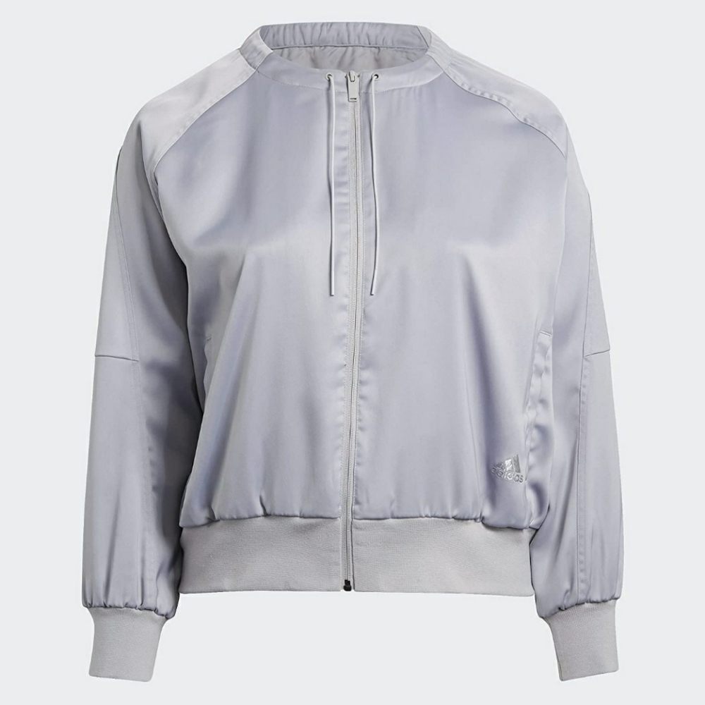 Grey adidas Women's Glam on Bomber Jacket